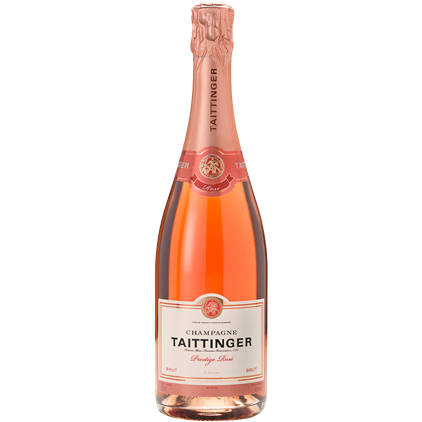 View Pine Wooden Boxed Duo Taittinger Brut and Rose Gift (2x75cl) number 1